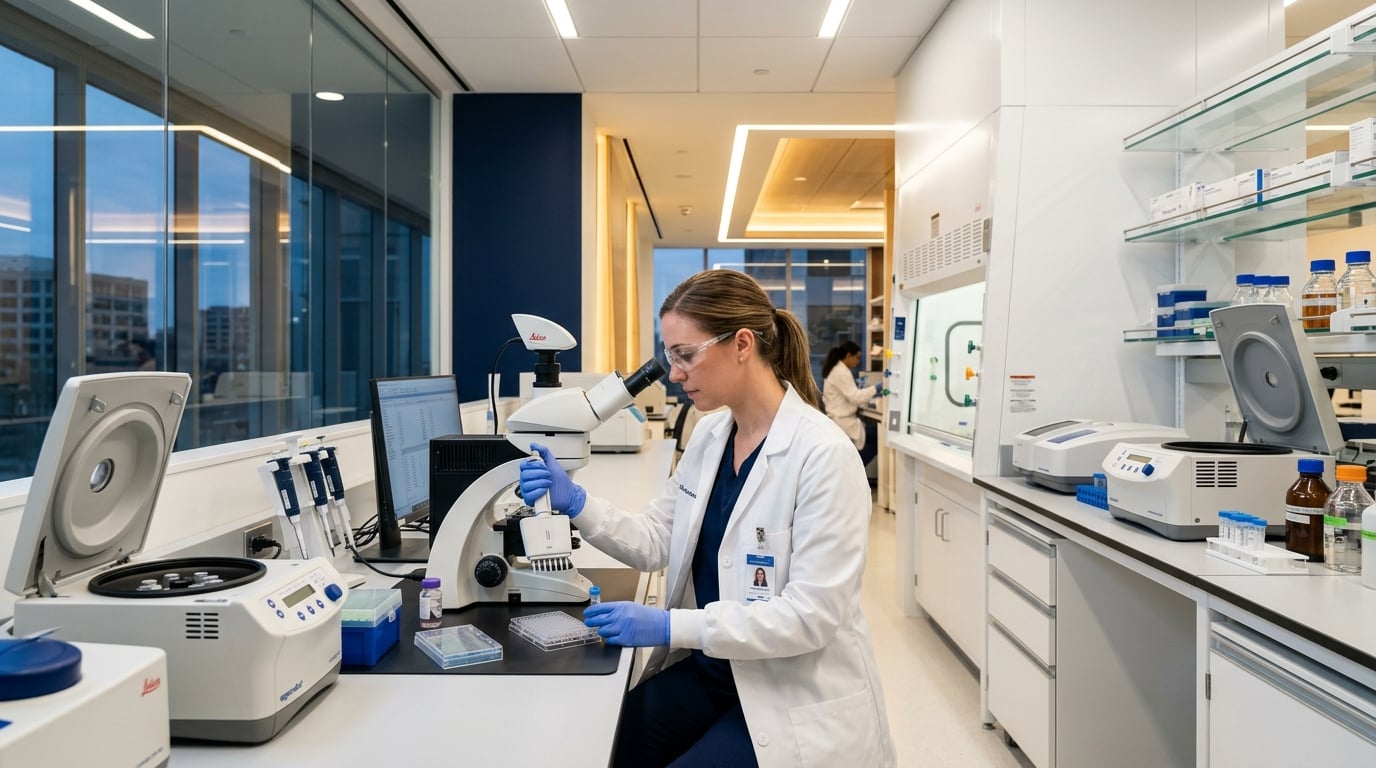Modern medical laboratory